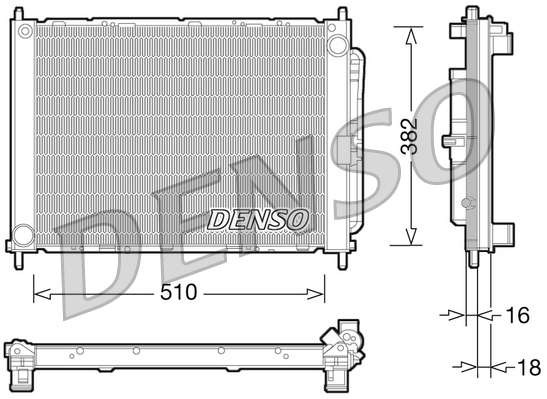 Gruppo raffreddamento DENSO DRM23101