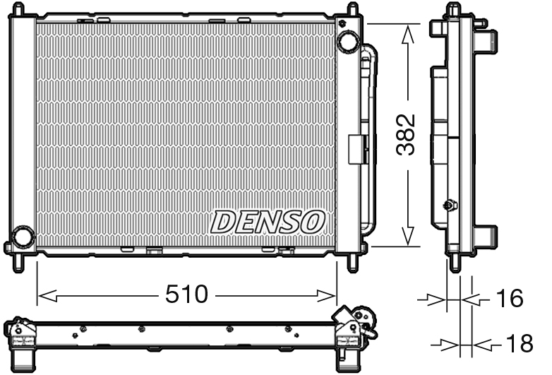 Gruppo raffreddamento DENSO DRM23104