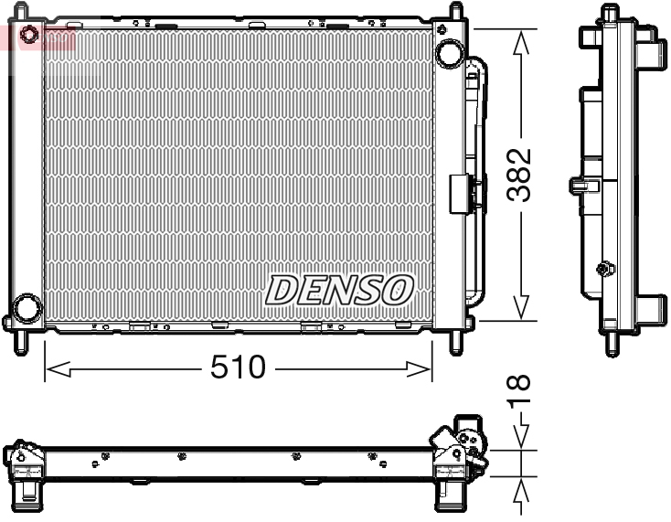 Gruppo raffreddamento DENSO DRM23111