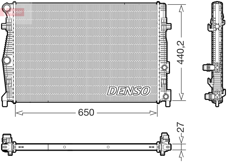 Radiatore, raffreddamento motore DENSO DRM32061
