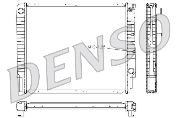 Radiatore, raffreddamento motore DENSO DRM33036
