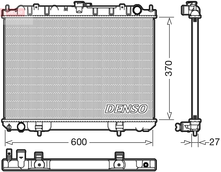 Radiatore, raffreddamento motore DENSO DRM46039