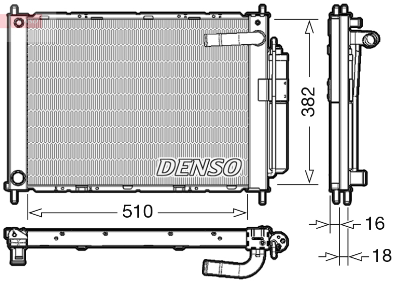 Gruppo raffreddamento DENSO DRM46101