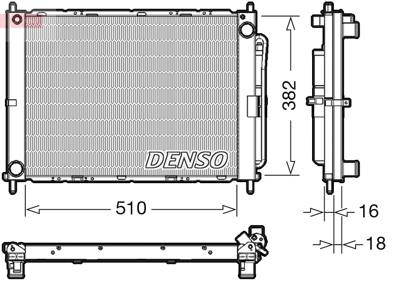 Gruppo raffreddamento DENSO DRM46102