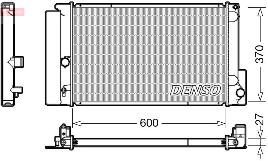 Radiatore, raffreddamento motore DENSO DRM50087