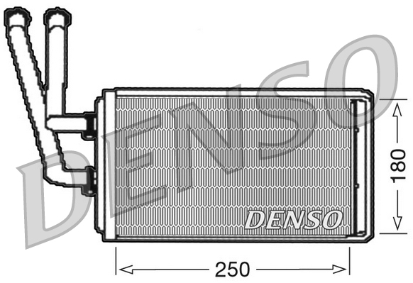 Scambiatore calore, riscaldamento abitacolo DENSO DRR09100