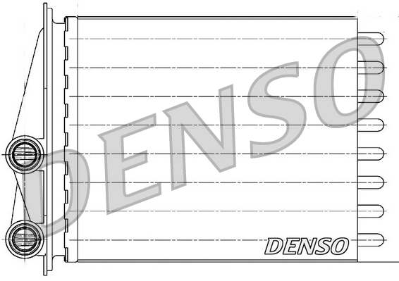 Scambiatore calore, riscaldamento abitacolo DENSO DRR23020