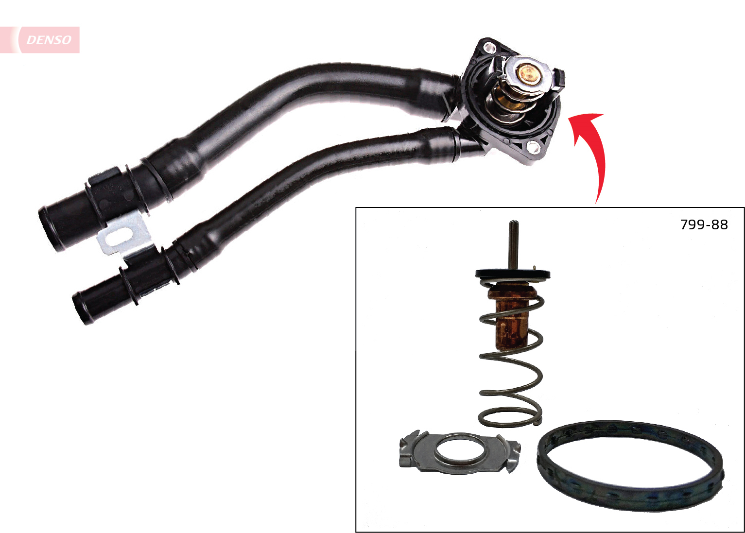 Termostato, refrigerante DENSO DTM88799