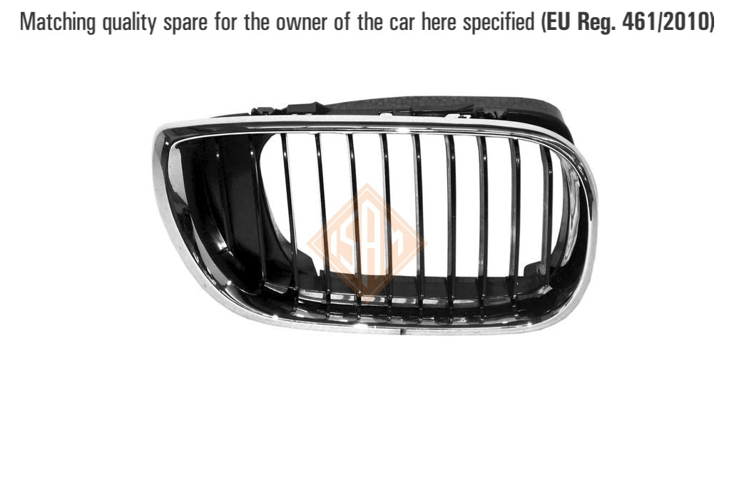 GRILL D.BMW 3E46 10/01 NERA/CROM