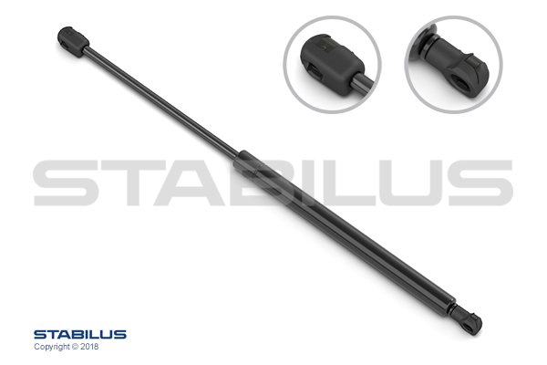 Ammortizzatore pneumatico, cofano motore STABILUS 0772VE