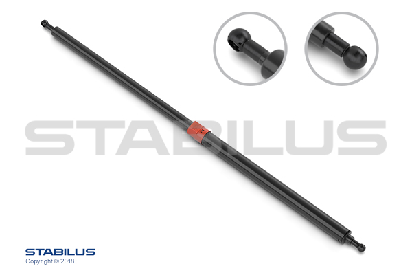 Ammortizzatore pneumatico, cofano motore STABILUS 011592