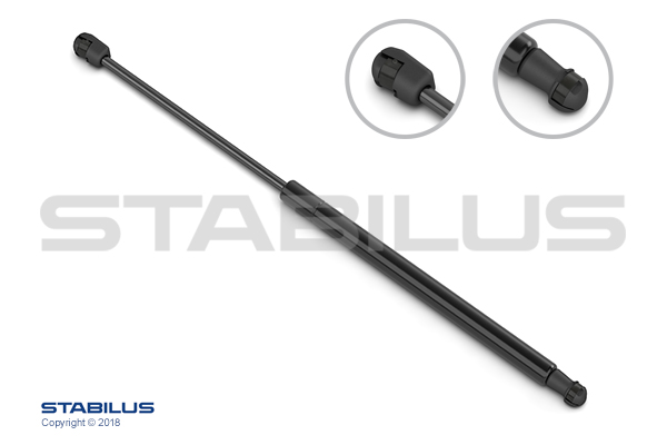 Ammortizzatore pneumatico, cofano bagagli /vano carico STABILUS 012111