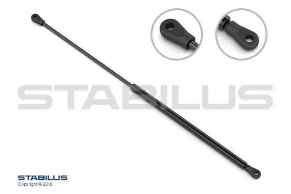 Ammortizzatore pneumatico, cofano motore STABILUS 024339
