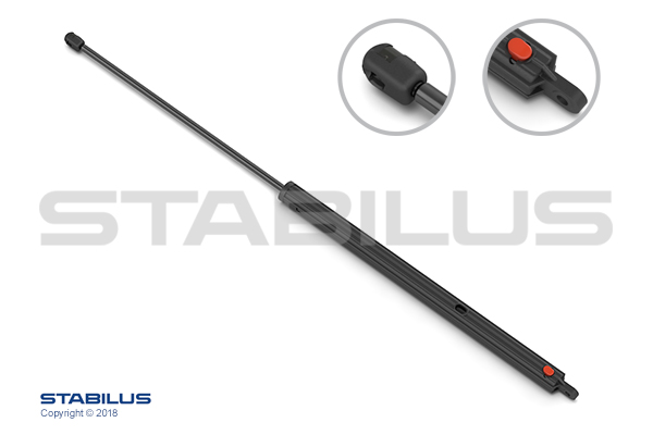 Ammortizzatore pneumatico, cofano motore STABILUS 1383BM