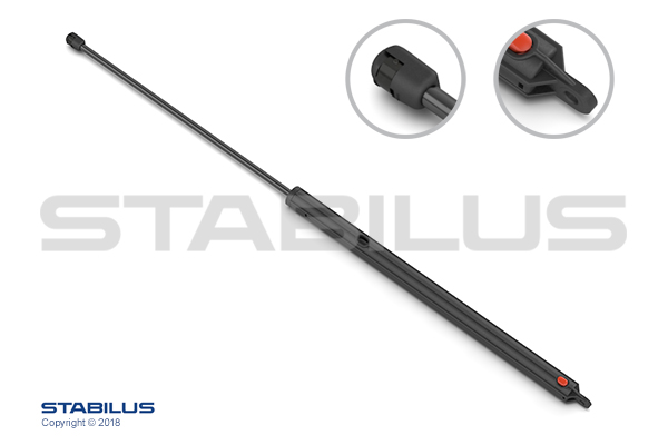 Ammortizzatore pneumatico, cofano motore STABILUS 529393