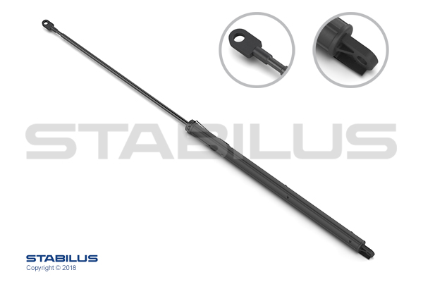 Ammortizzatore pneumatico, cofano motore STABILUS 6203BA