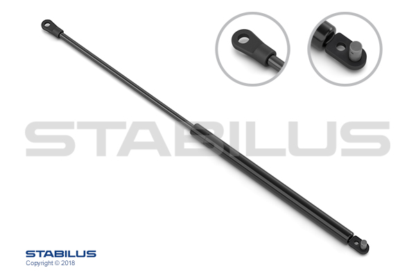 Ammortizzatore pneumatico, cofano bagagli /vano carico STABILUS 7303DE