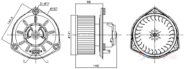 VENTILATORE ABITACOLO