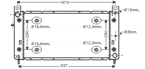 Rad. HUMMER H2 6.0i 02o