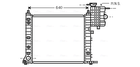 Rad. MERCEDES Vito 113/114 AT 99-03