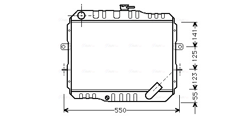 Rad. MITSUBISHI L300 2.3D