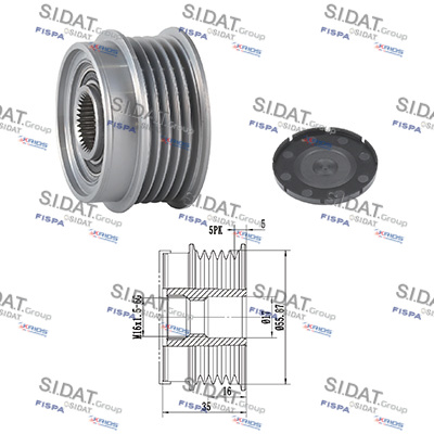 Dispositivo ruota libera alternatore SIDAT 455005