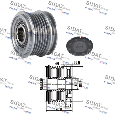 Dispositivo ruota libera alternatore SIDAT 455013