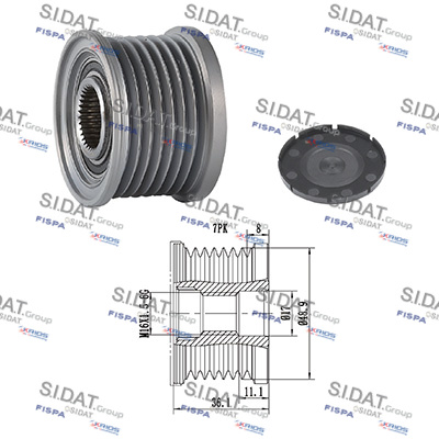 Dispositivo ruota libera alternatore SIDAT 455066