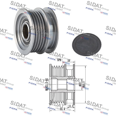 Dispositivo ruota libera alternatore SIDAT 455069