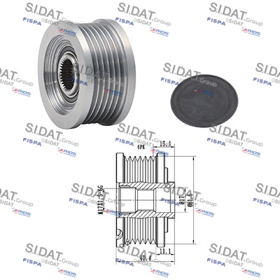 Dispositivo ruota libera alternatore SIDAT 455075