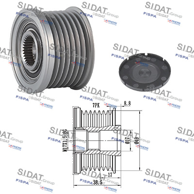 Dispositivo ruota libera alternatore SIDAT 455283