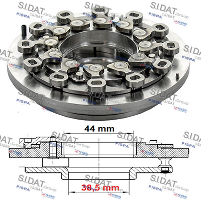 Geometria, turbocompressore SIDAT 47.598