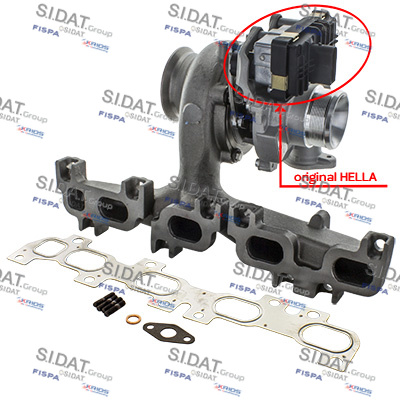 Turbocompressore, sovralimentazione SIDAT 49.090