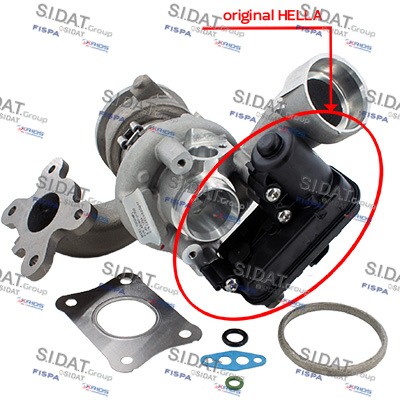 Turbocompressore, sovralimentazione SIDAT 49.1234