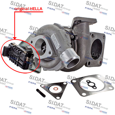 Turbocompressore, sovralimentazione SIDAT 49.251