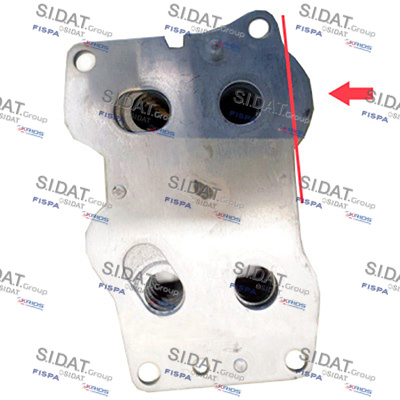 Radiatore olio, olio motore SIDAT 590282