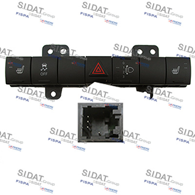 Interruttore, lampeggiatore d'emergenza SIDAT 640050