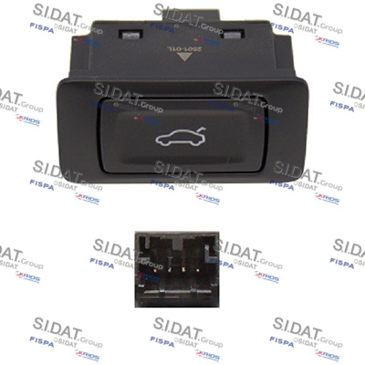 Interruttore, sbloccaggio cofano posteriore SIDAT 640120A2