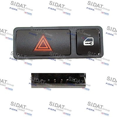 Interruttore, lampeggiatore d'emergenza SIDAT 660056A2