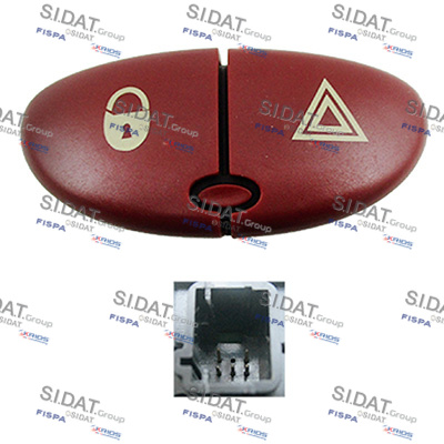 Interruttore, lampeggiatore d'emergenza SIDAT 660666A2