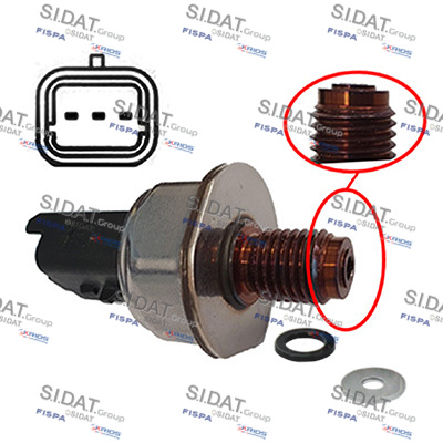 Sensore, pressione carburante SIDAT 81.104
