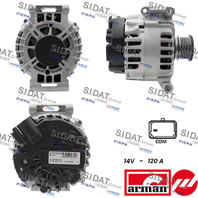 Alternatore SIDAT A12VA0135AS
