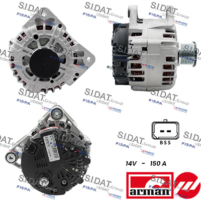 Alternatore SIDAT A12VA0572AS