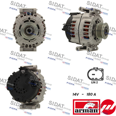 Alternatore SIDAT A12VA0755AS