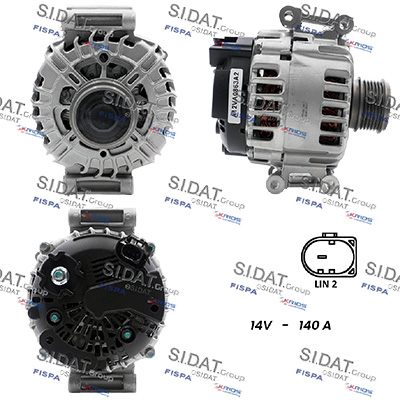 Alternatore SIDAT A12VA0863A2