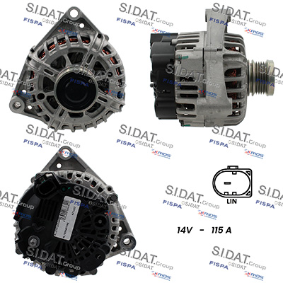 Alternatore SIDAT A12VA1459A2