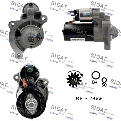 Motorino d'avviamento SIDAT S12BH0005
