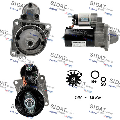 Motorino d'avviamento SIDAT S12BH0007