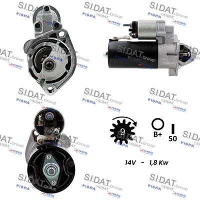 Motorino d'avviamento SIDAT S12BH0026