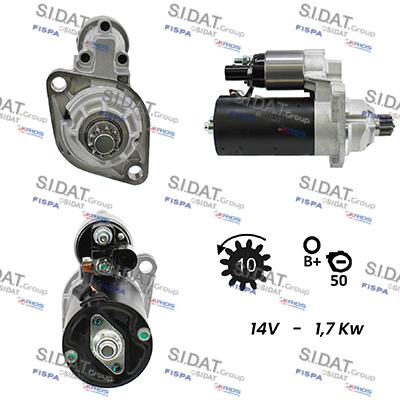 Motorino d'avviamento SIDAT S12BH0028